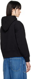Palm Angels Black College Hoodie