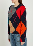 JW Anderson Pringle Crew-neck Argle Wool Jumper Multicoloured 1