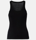 Róhe Ribbed-knit wool tank top