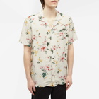Kestin Men's Short Sleeve Crammond Shirt in Ecru Floral