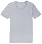 Secondskin - Slim-Fit Silk T-Shirt - Blue