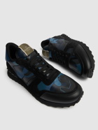 VALENTINO GARAVANI Rock Runner Leather Sneakers