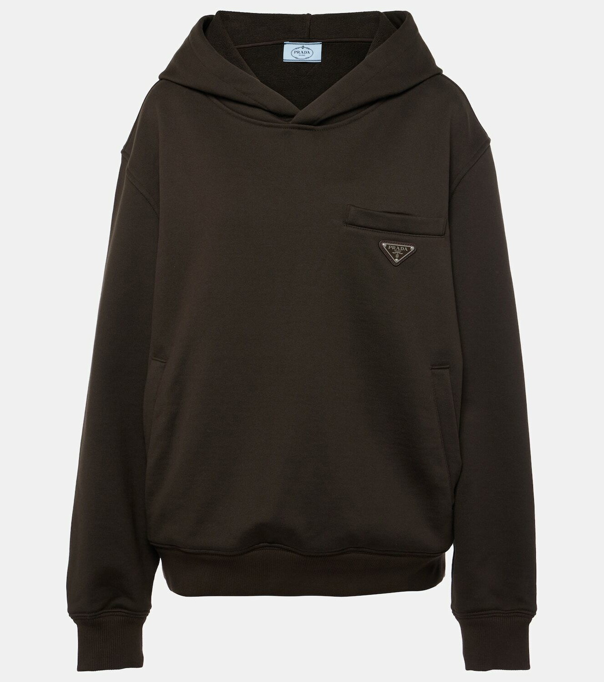 Prada Oversized cotton hoodie