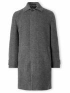 Brioni - Checked Wool-Blend Coat - Gray