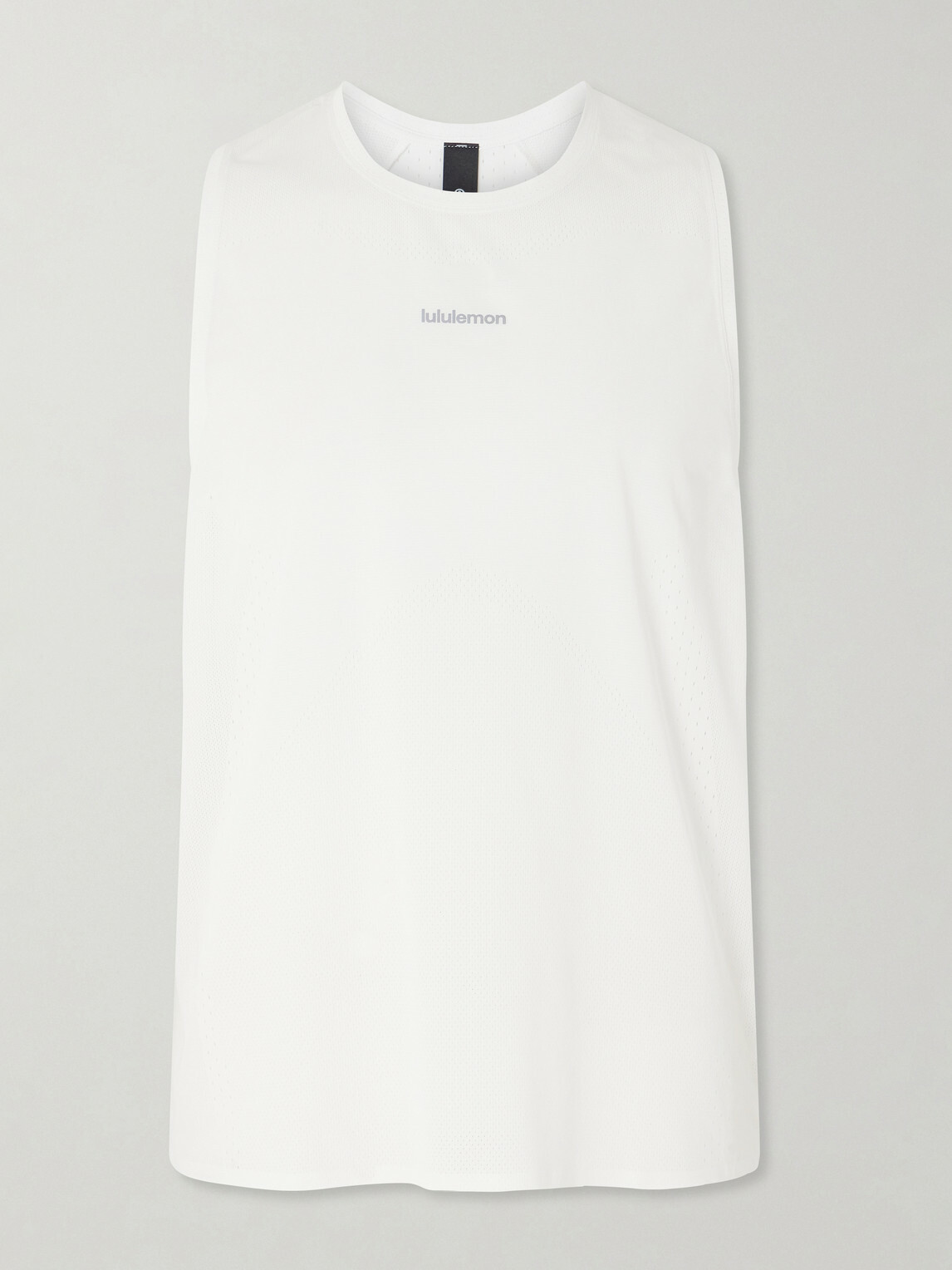 Lululemon - Logo-Print Mesh Running Top - White
