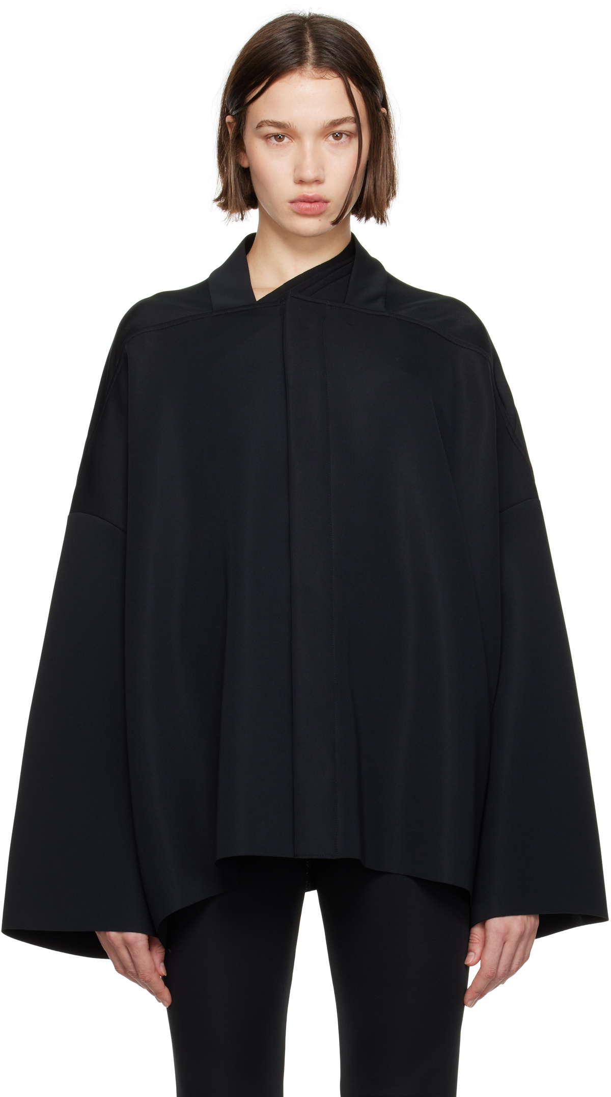 【関税込み】Rick Owens Lilies ブラック Ella ジャケット Rick Owens Lilies Black Ella Jacket Rick Owens Lilies