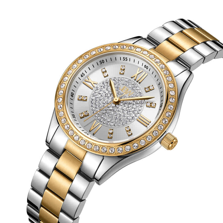 JBW Mondrian 34 Silver-tone Dial Ladies Watch J6388C