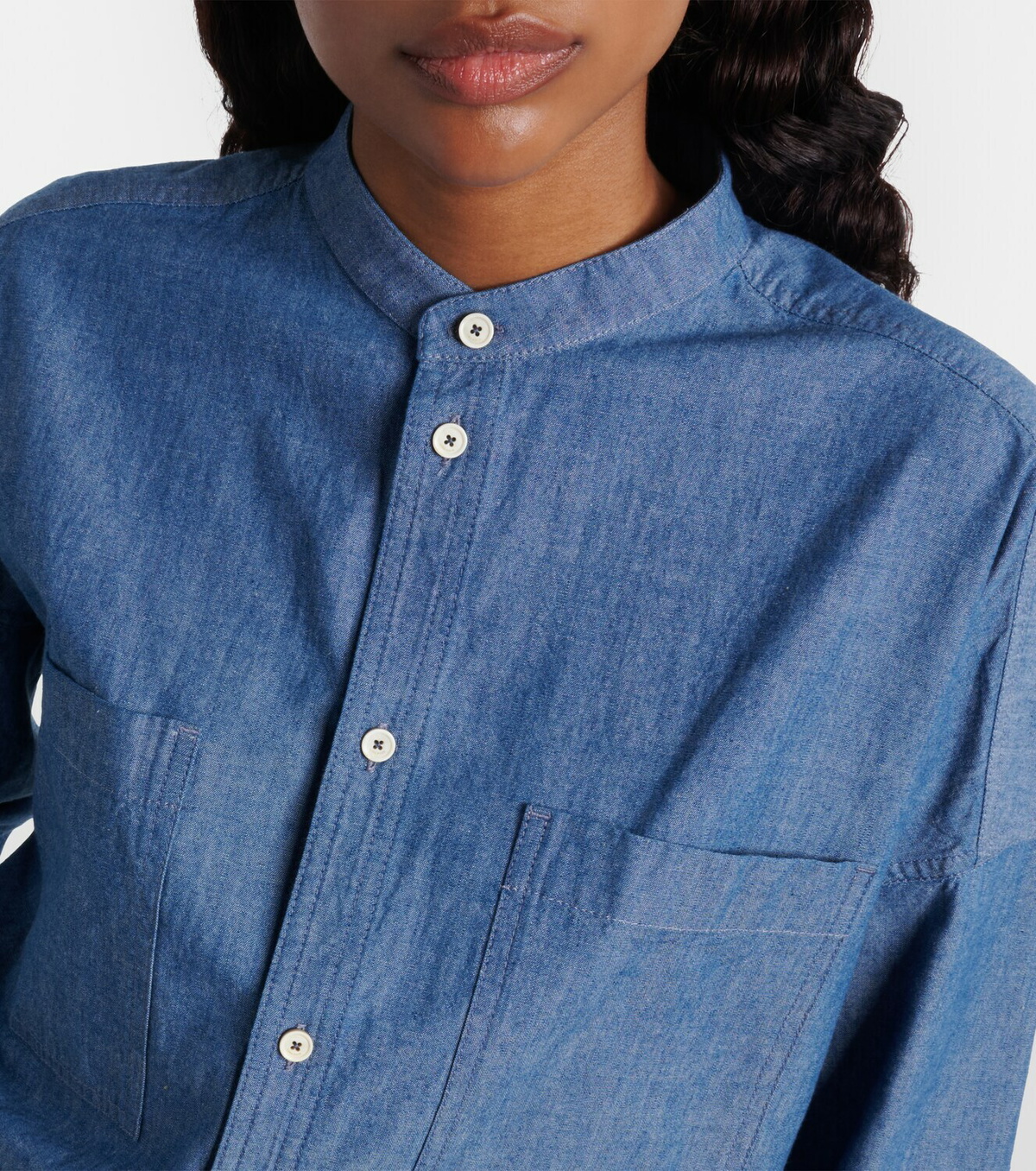 Loro Piana Gyles cotton chambray shirt