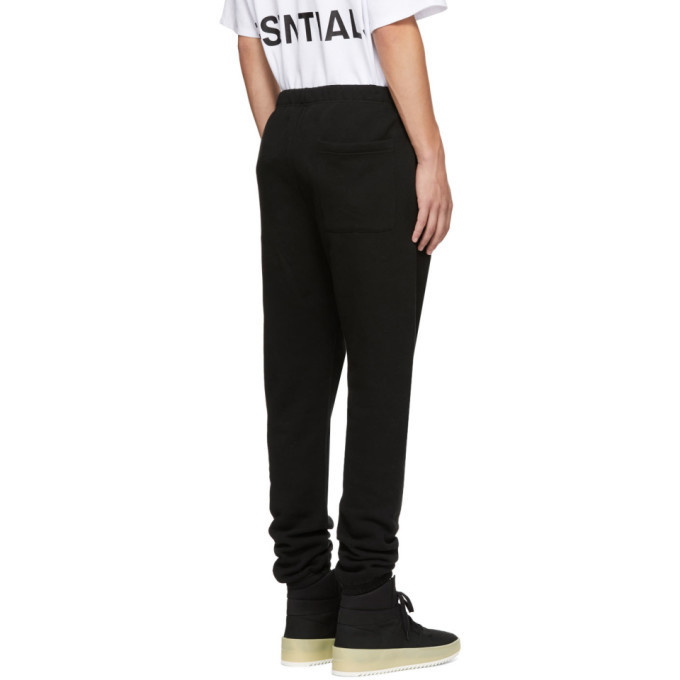 Essentials Black Logo Lounge Pants Essentials