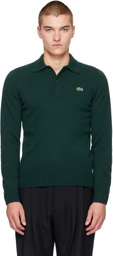 Lacoste Green Cashmere Polo