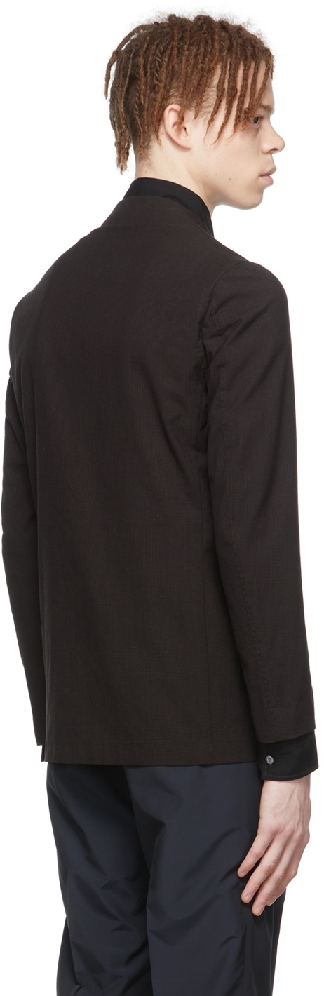 Ring Jacket Brown Cotton Blazer
