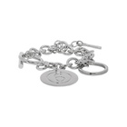 MM6 Maison Margiela Silver Chain Link Bracelet