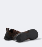 Loewe Grip Anagram suede sneakers
