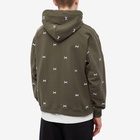 WTAPS Men's Acne Bones Hoody in Olive Drab