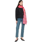 Burberry Pink & Red EKD Check Scarf