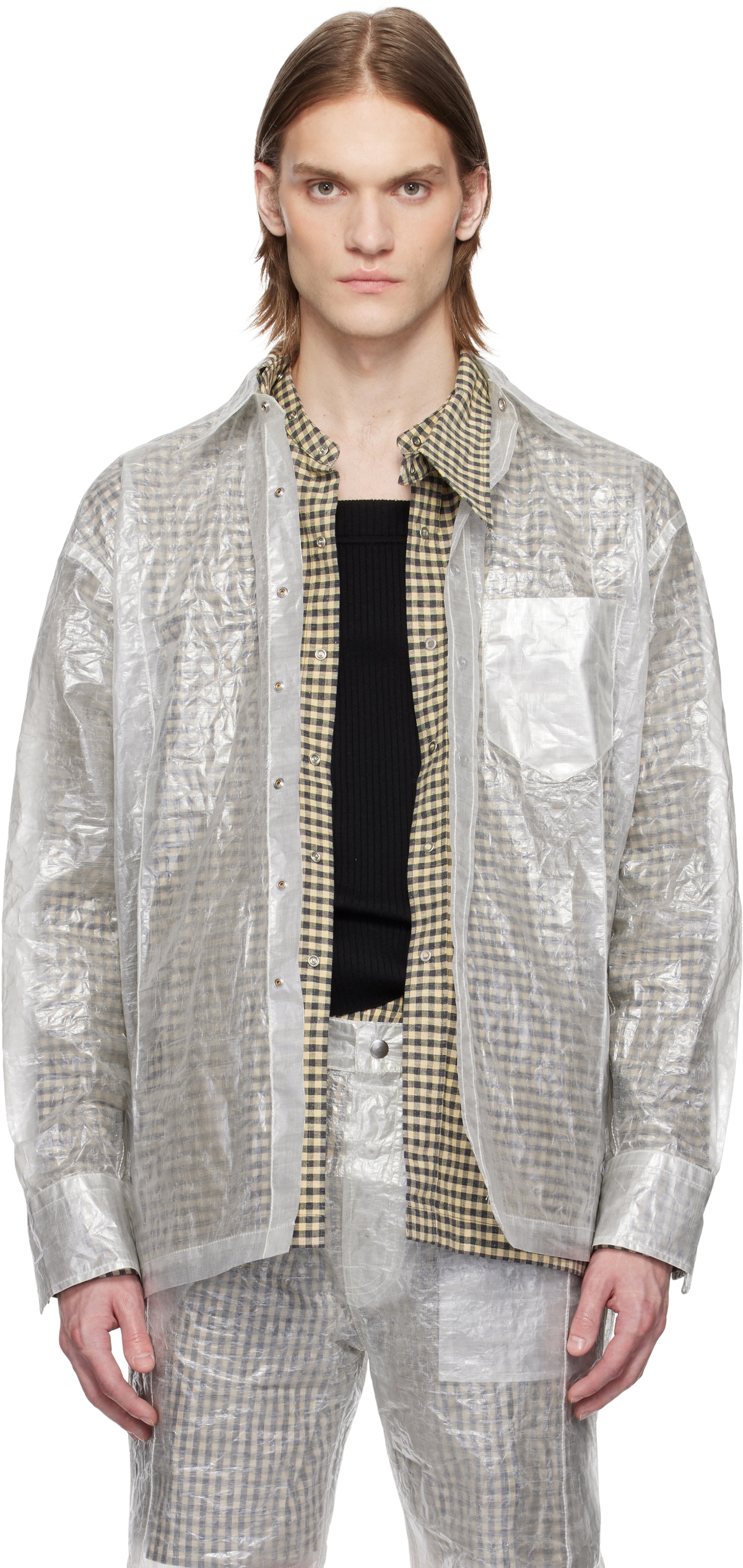 Karmuel Young Transparent Cuboid Dyneema Shirt
