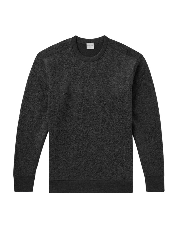 Photo: Houdini - Alto Woolly TreeMerino Sweater - Black