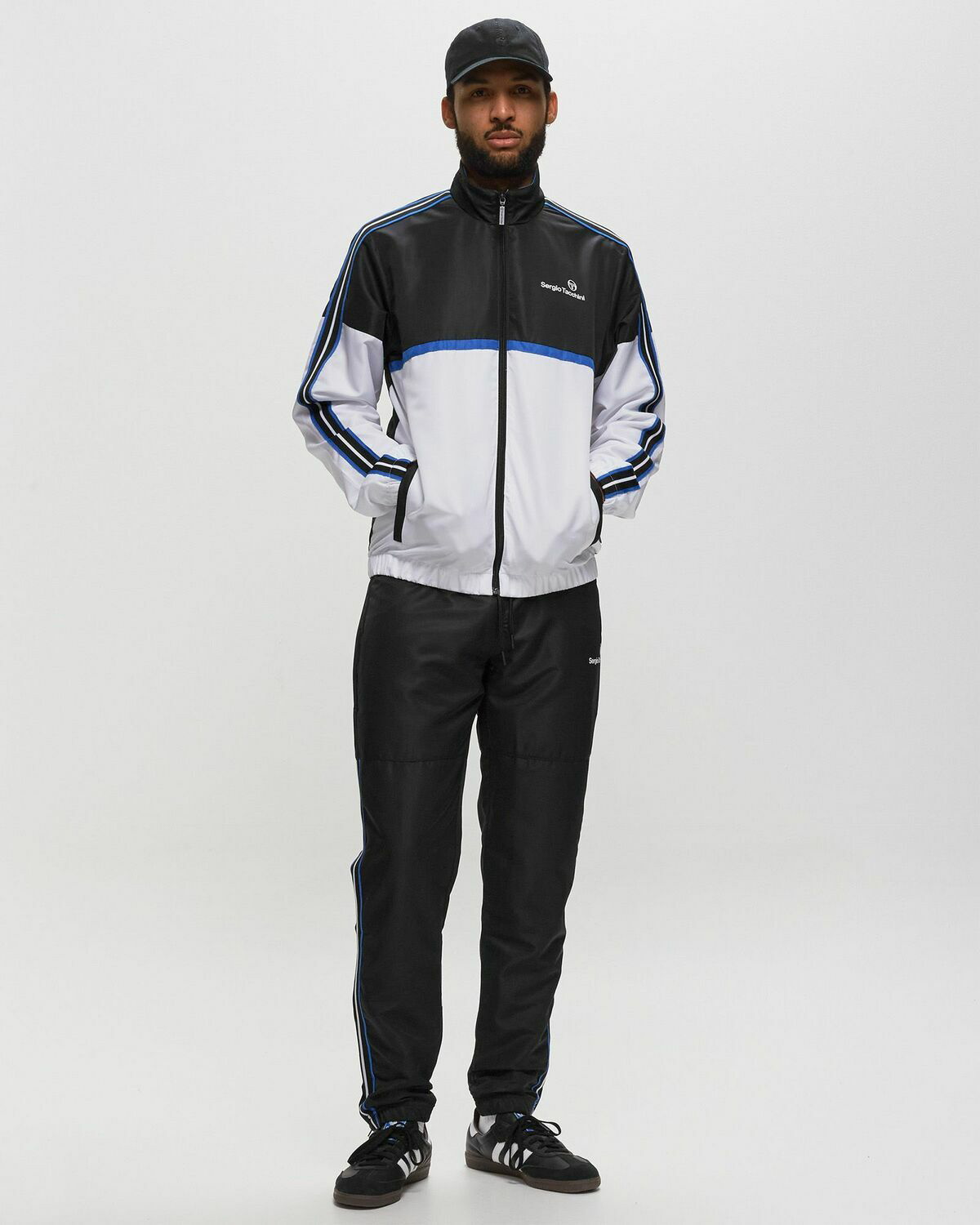 Sergio Tacchini Lista Tracksuit Black|White - Mens - Tracksuit Sets ...