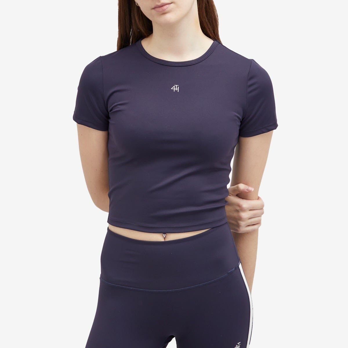 4th & Reckless Women's Dara Active T-Shirt in Navy
