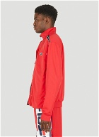 Snap Panel Jacket in Red