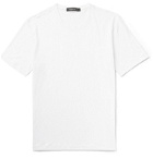 Ermenegildo Zegna - Mélange Linen T-Shirt - White