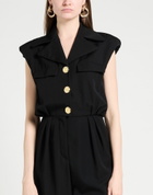 Balmain Womens Jumpsuit in Black