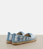 Chloé Isla striped canvas espadrilles