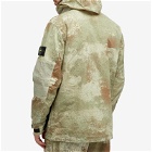 Stone Island Men's Grid Camo Hooded Jacket in Natural Beige