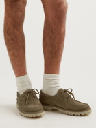 Officine Creative - Heritage Suede Boat Shoes - Brown