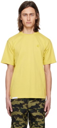 AAPE by A Bathing Ape Yellow Embroidered T-Shirt