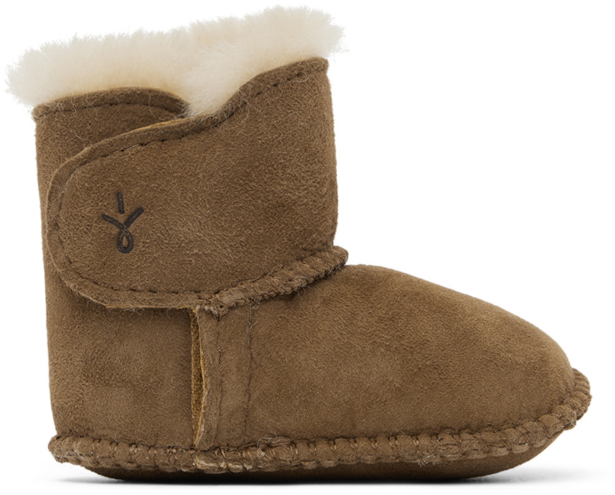 EMU Baby Tan Shearling Pre-Walkers