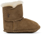 EMU Baby Tan Shearling Pre-Walkers