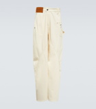 JW Anderson - Wide-leg denim cargo pants