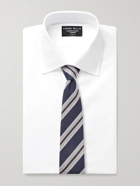 EMMA WILLIS - Cutaway-Collar Linen and Cotton-Blend Shirt - White