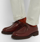 Mr P. - Jacques Suede Derby Shoes - Brown