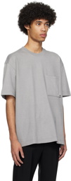 Solid Homme Gray Pocket T-Shirt