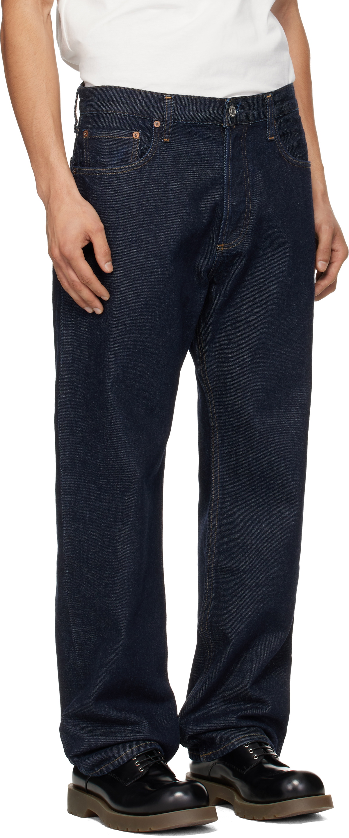 AGOLDE Navy Magnus Trouser Jeans