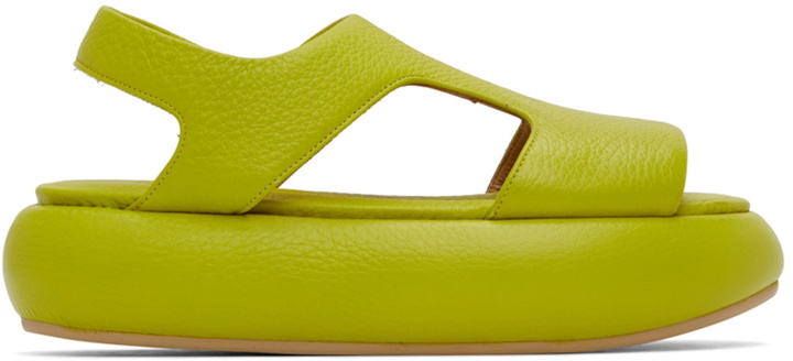 Photo: Marsèll SSENSE Exclusive Green Ciambellona Sandals