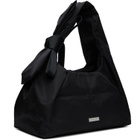 Marc Jacobs Black 'The Bow Nylon Sack' Tote