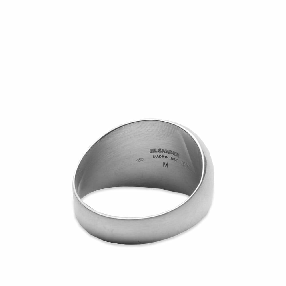 Jil Sander Men's Chevalier Ring in Silver