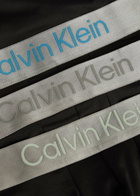 Calvin Klein Brushed Stretch-microfibre Trunks set of Three Black