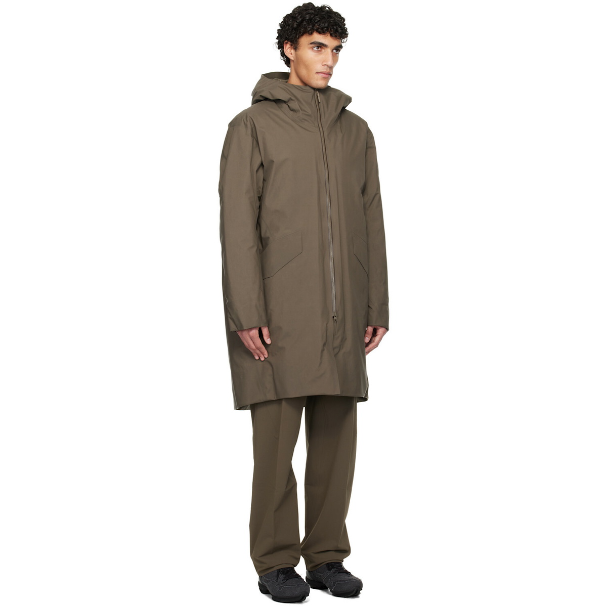 Veilance Taupe Monitor Down Coat