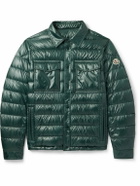 Moncler - Chambly Logo-Appliquéd Quilted Shell Down Jacket - Green