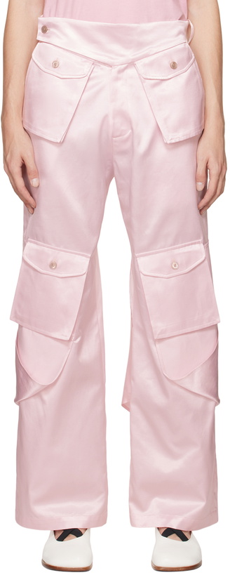 Photo: STRONGTHE Pink Cargo44 Trousers