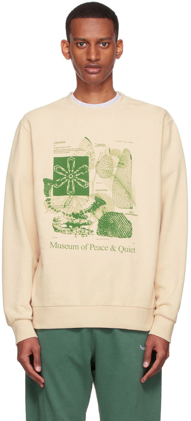 Photo: Museum of Peace & Quiet Beige Cotton Sweatshirt