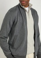 Brunello Cucinelli Zip-through Cotton-blend Sweatshirt Grey