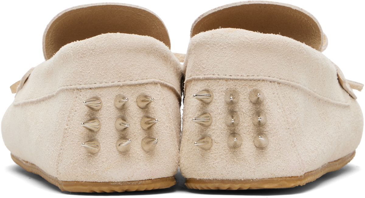 ABRA SSENSE Exclusive Beige Spike Loafers
