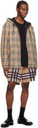 Burberry Beige Vintage Check Reversible Jacket