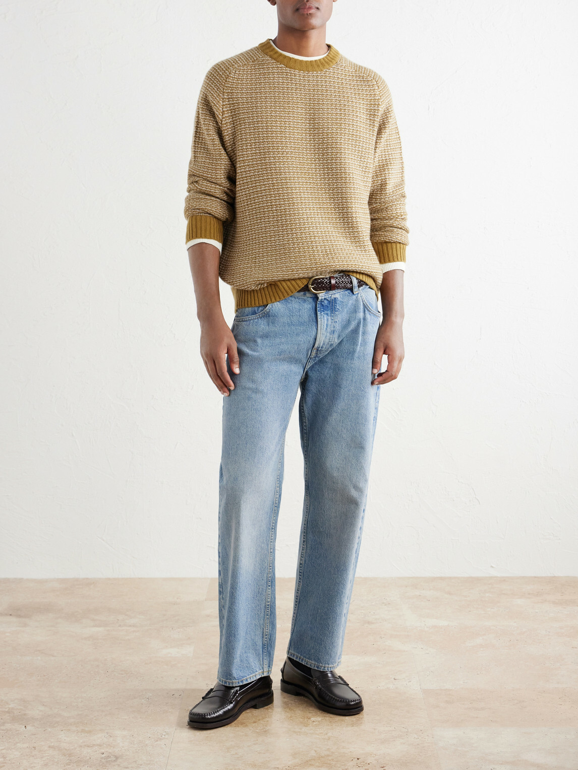 Mr P. - Wool and Cashmere-Blend Sweater - Neutrals