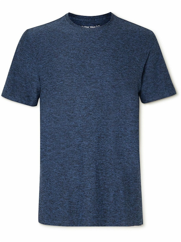 Photo: Outdoor Voices - All Day Stretch-Jersey T-Shirt - Blue